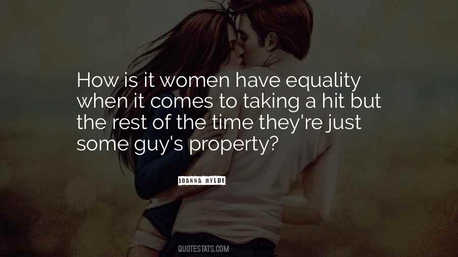 Quotes About Women's Equality #1072738