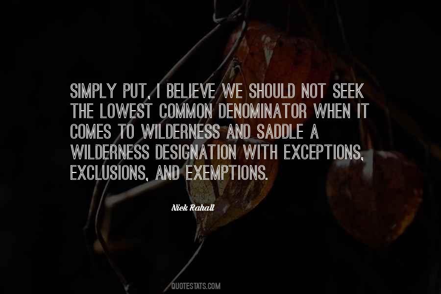 Exclusions Quotes #710449