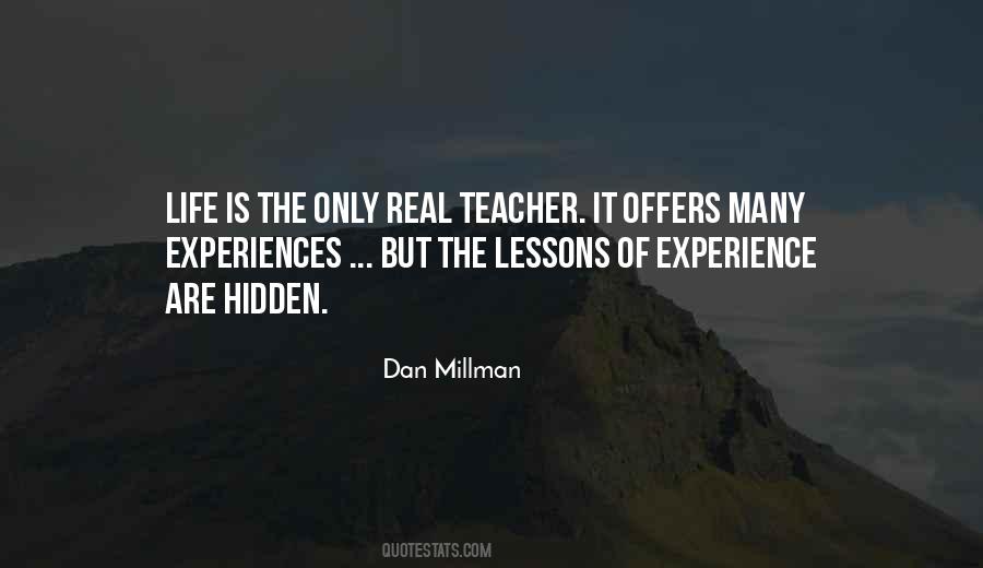 Quotes About Experience As A Teacher #218633