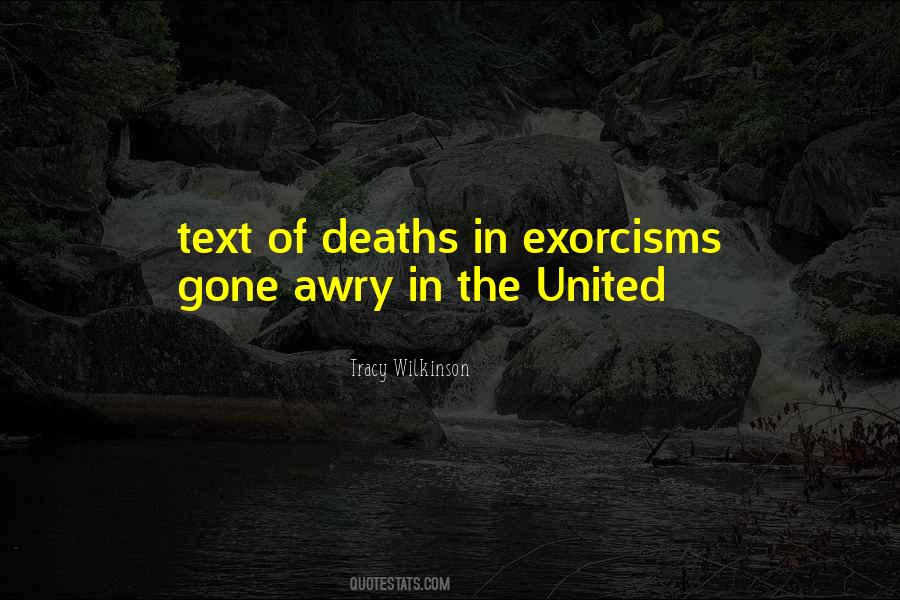 Exorcisms Quotes #1292286