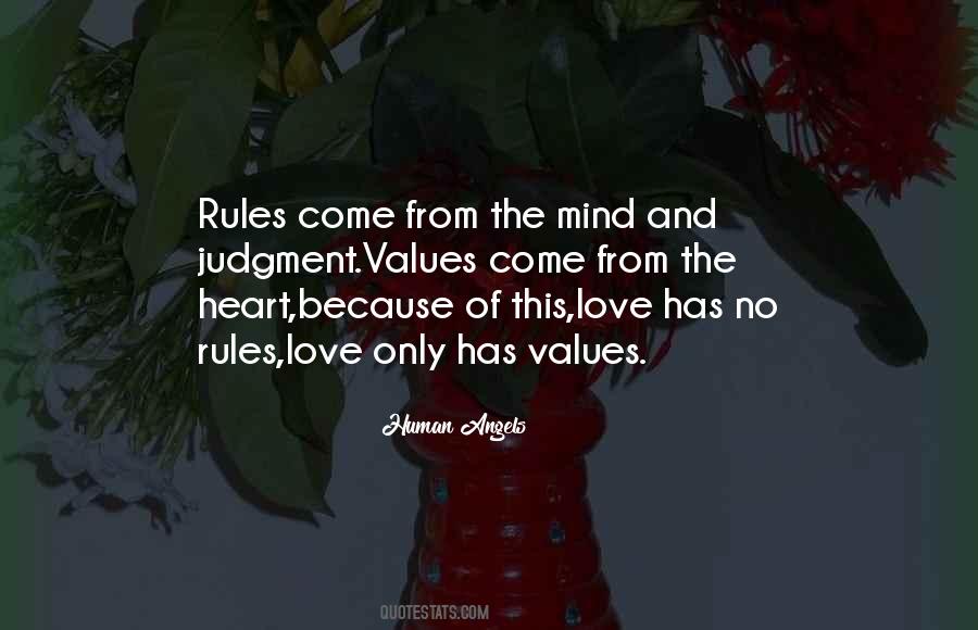 Quotes About Rules Of Love #593665