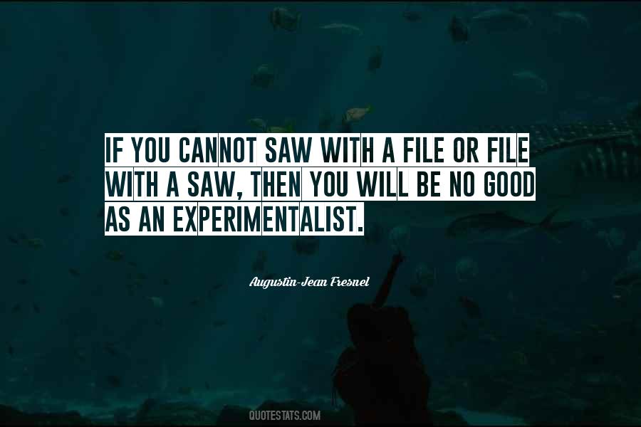 Experimentalist's Quotes #1222434