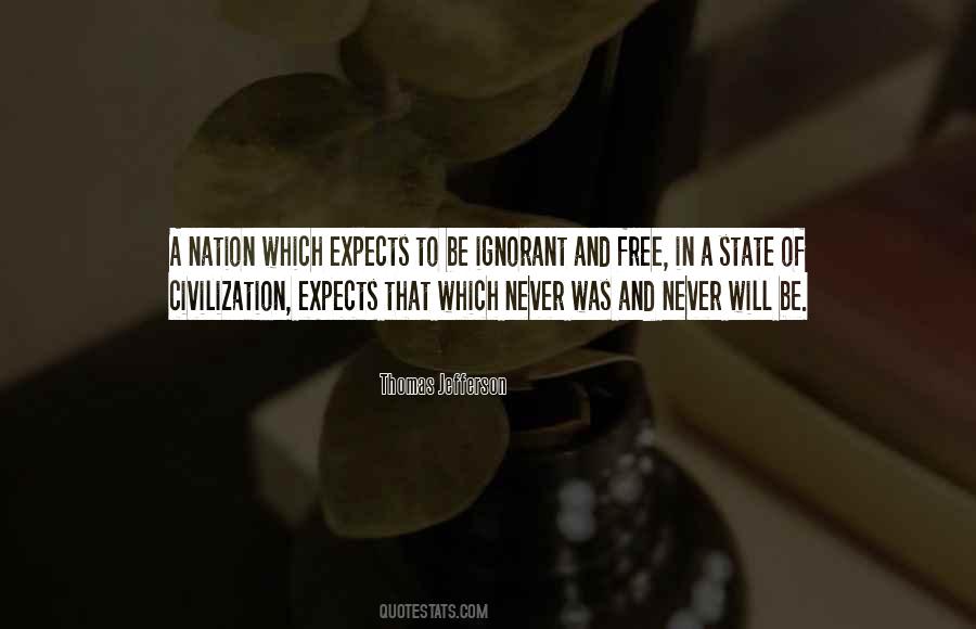 Quotes About Free State #136047
