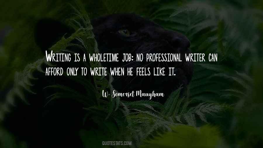 Quotes About Professional Writing #1007234