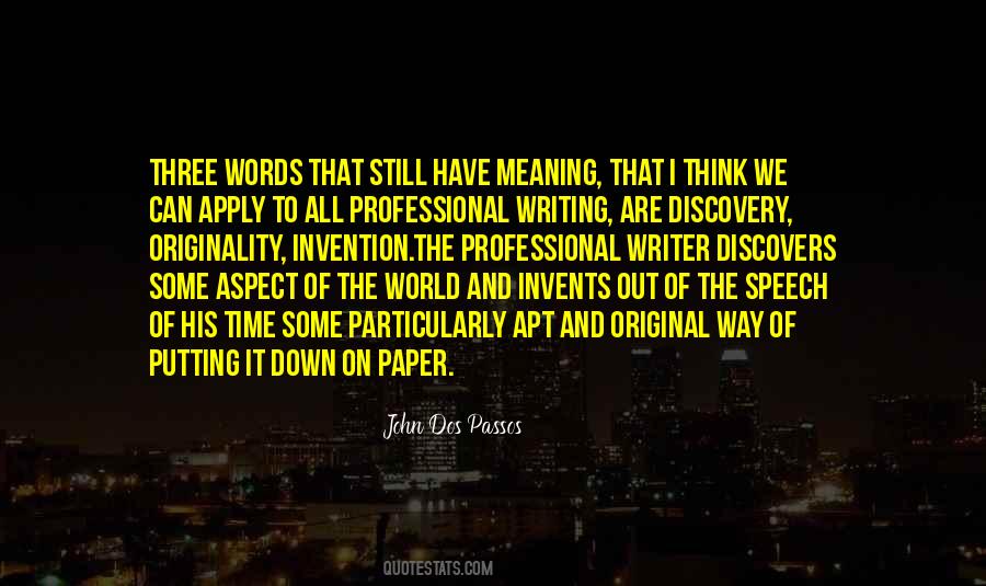 Quotes About Professional Writing #1799211