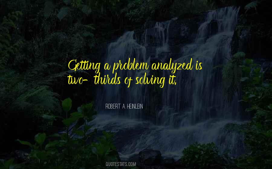 Quotes About Solving Problem #266562