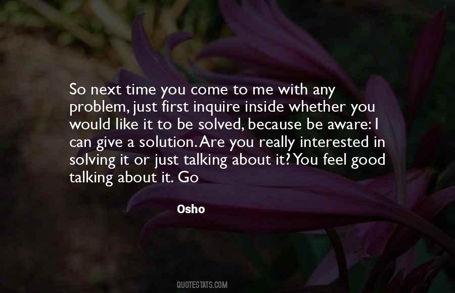 Quotes About Solving Problem #330135