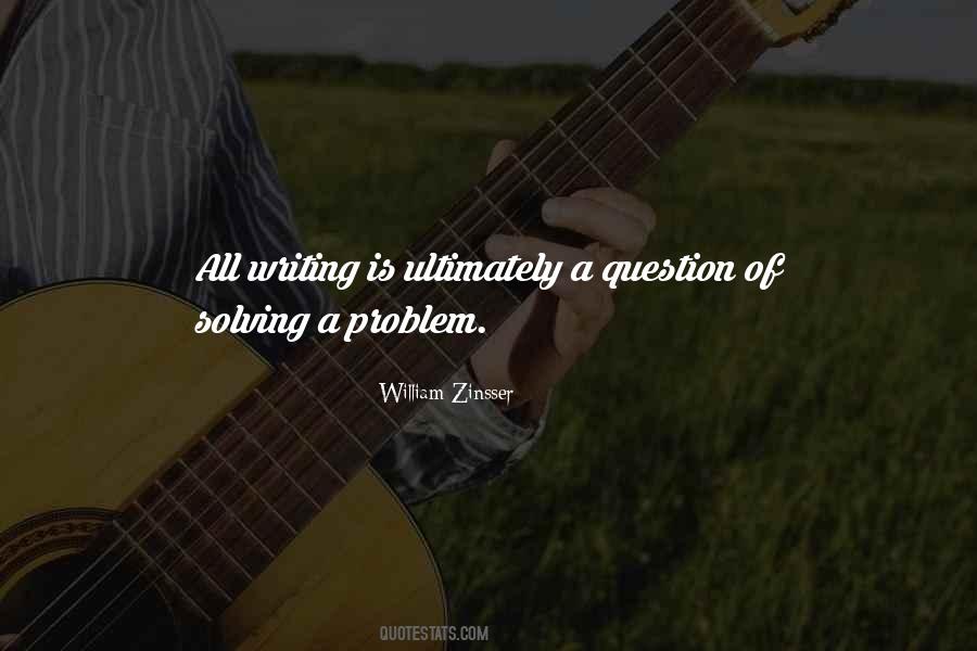 Quotes About Solving Problem #68771