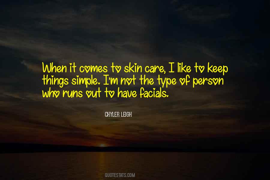 Facials Quotes #93313