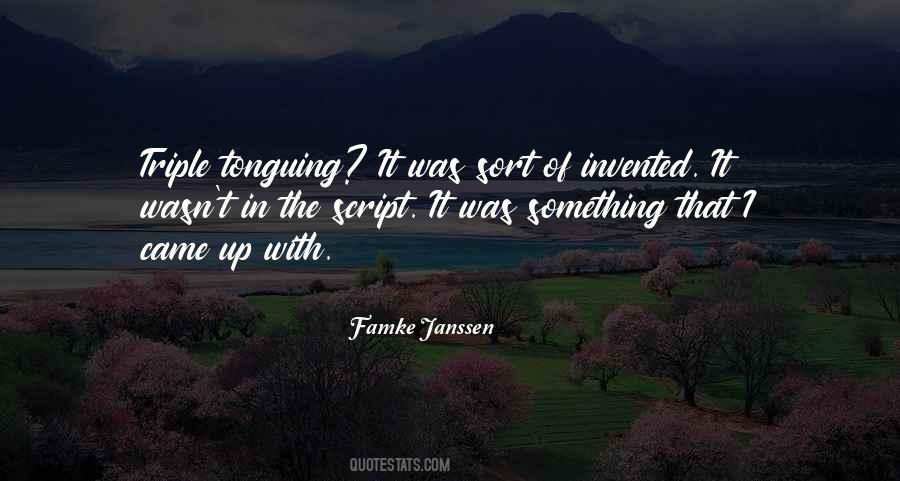 Famke Quotes #535927 Famke Quotes #535927