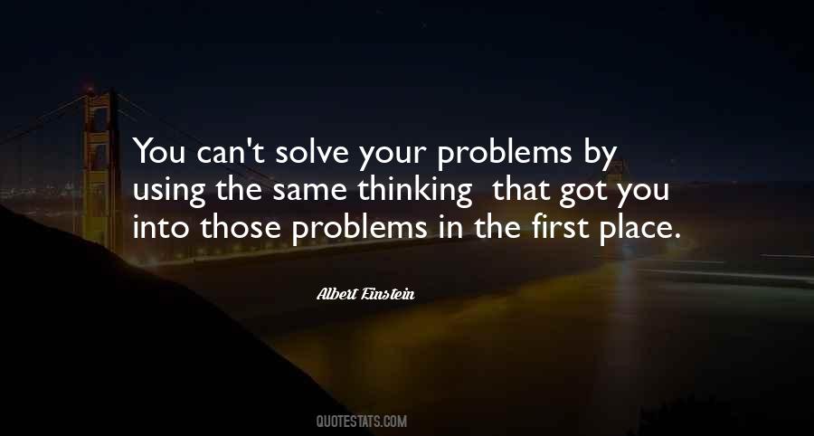 Quotes About Solve Problem #202838