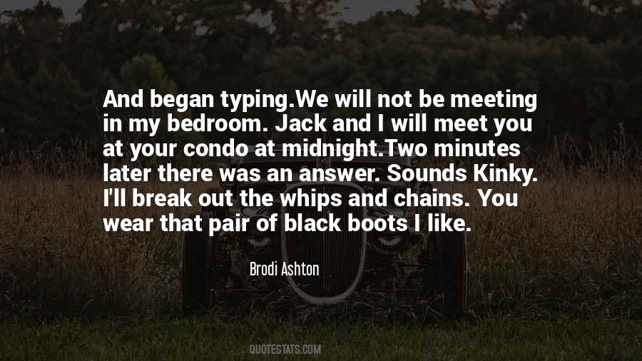 Quotes About Black Boots #1869775