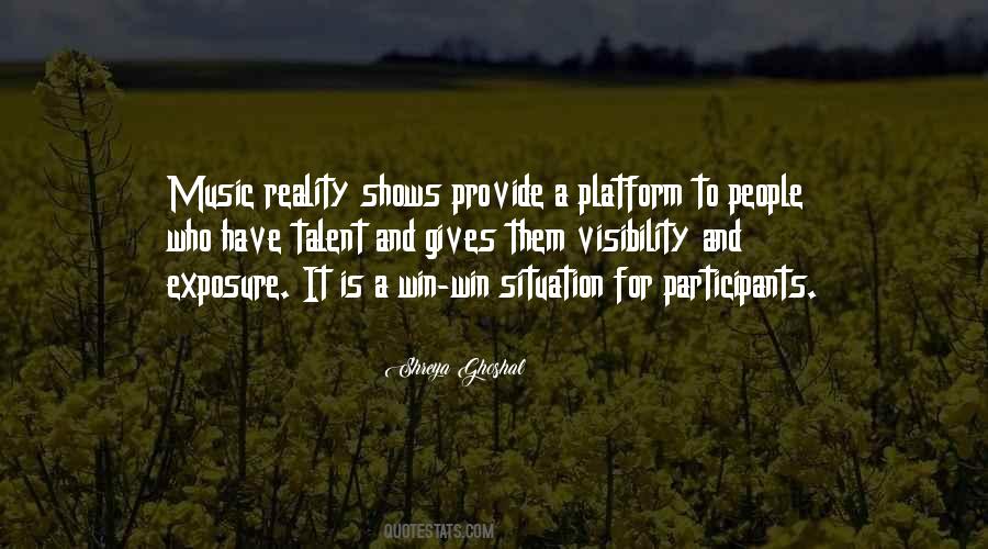 Quotes About Talent Shows #1501399