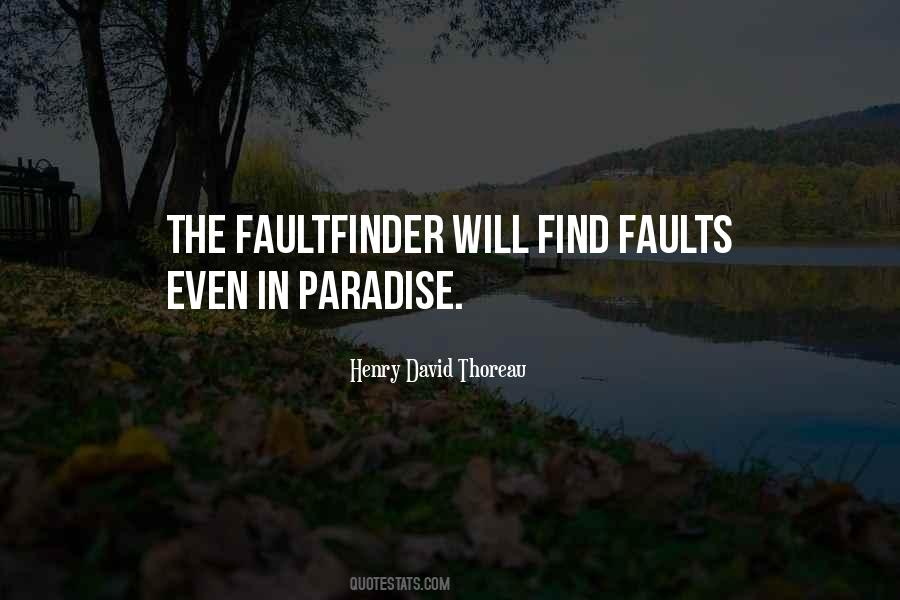 Faultfinder Quotes #919733