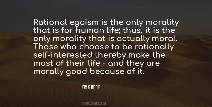 Quotes About Egoism #48741