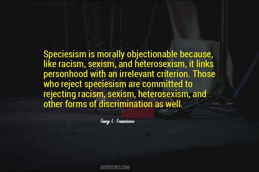 Quotes About Racism And Discrimination #119873