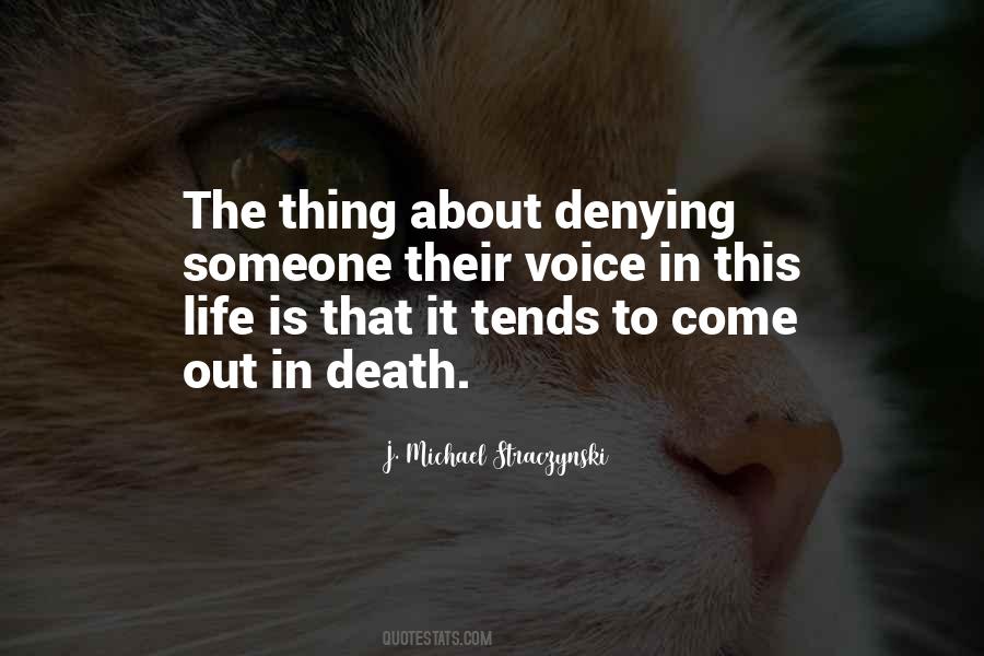 Quotes About Denying Death #1581913