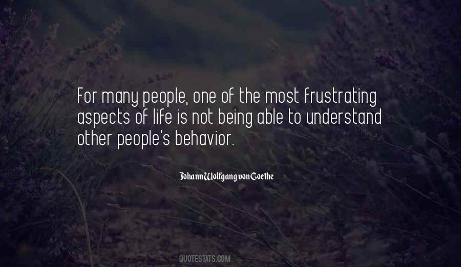 Quotes About People's Behavior #552234
