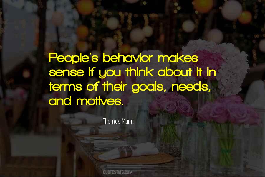 Quotes About People's Behavior #991385