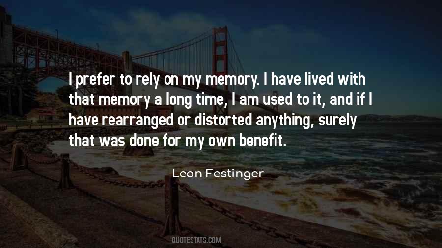 Festinger Quotes #1572158