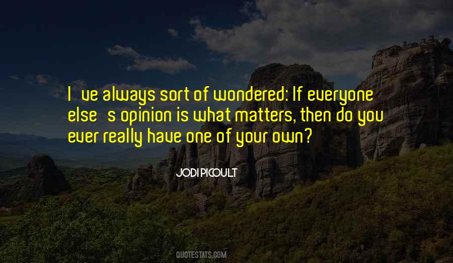Quotes About Someone Else's Opinion #1154852