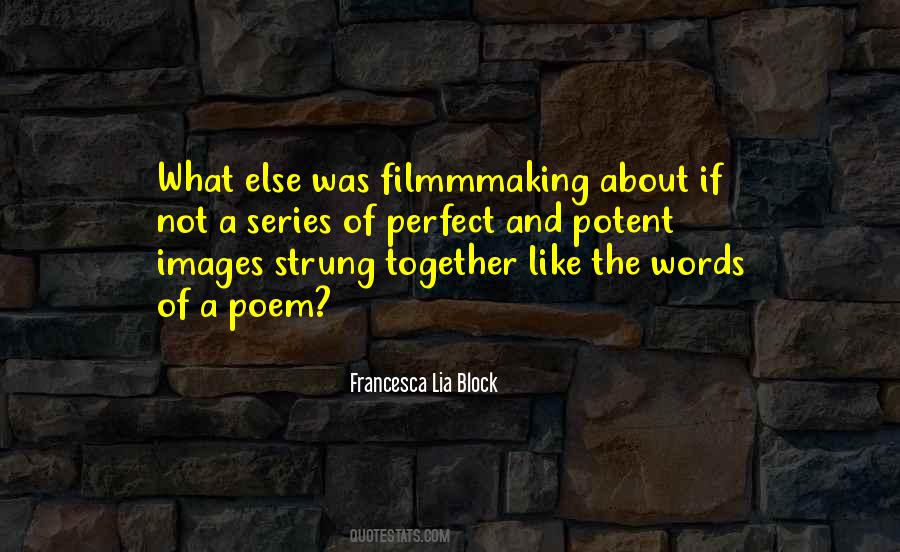 Filmmmaking Quotes #496710