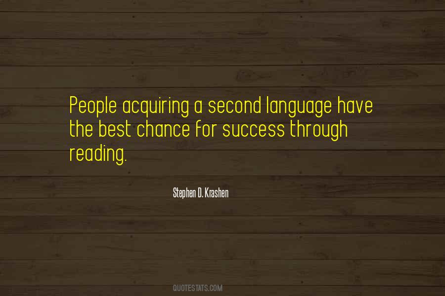 Quotes About Second Language #927681