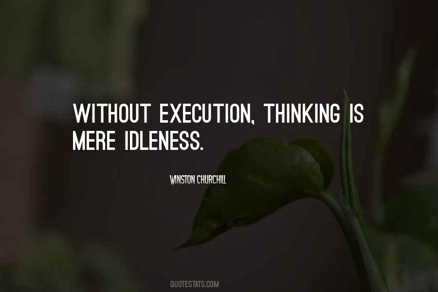 Quotes About Execution #18845