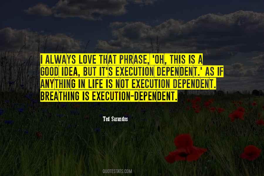 Quotes About Execution #204558