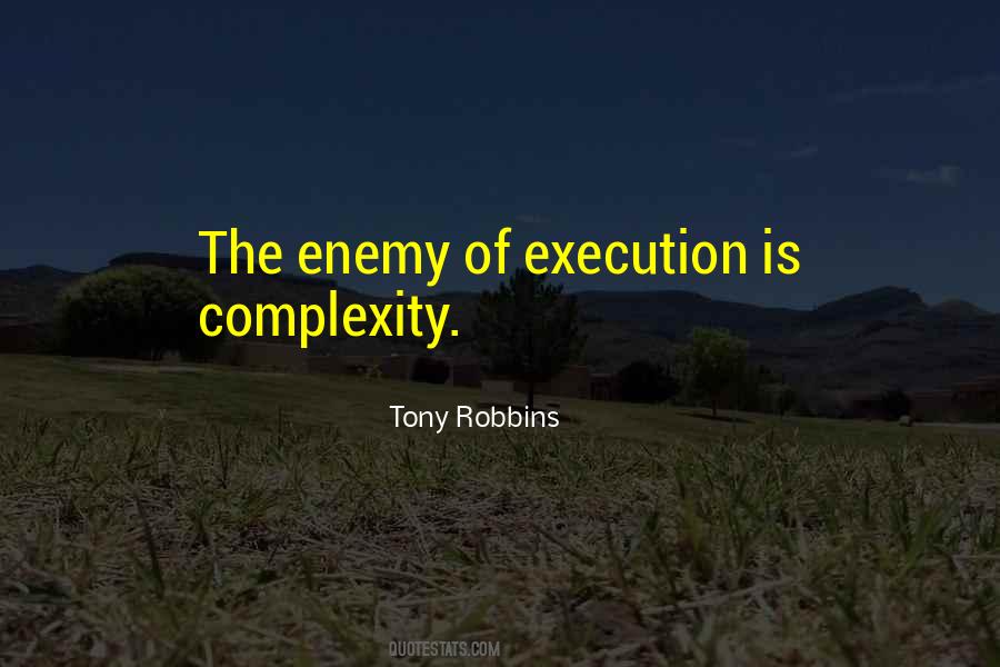 Quotes About Execution #237674