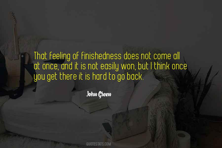 Finishedness Quotes #236809