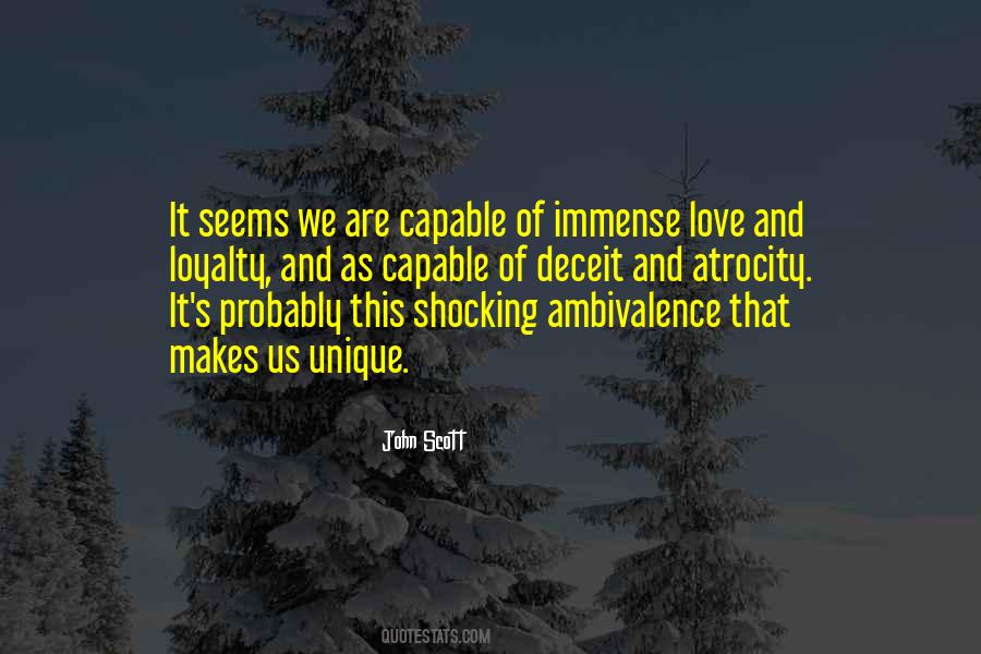 Quotes About Ambivalence #216150