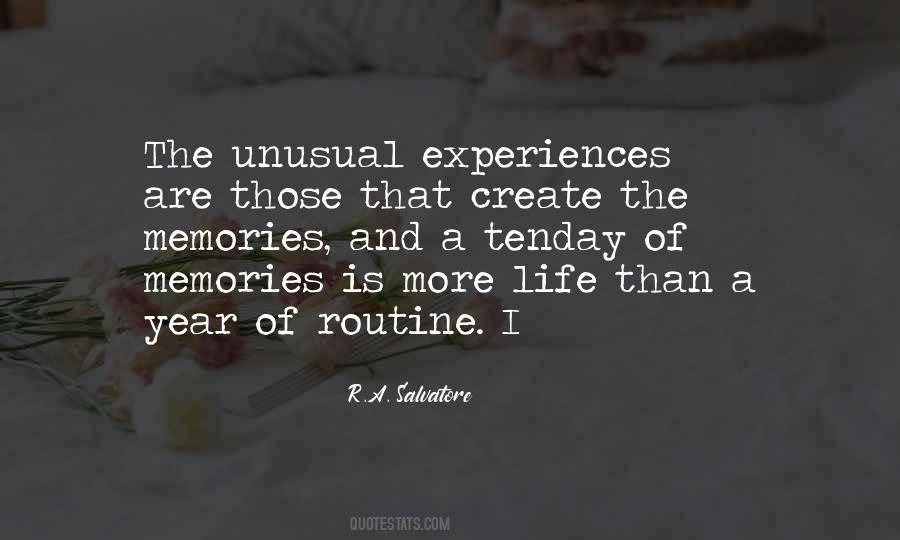 Quotes About Experiences And Memories #972661