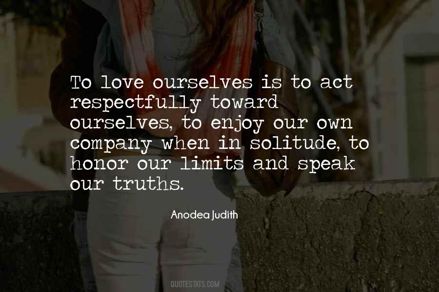Quotes About Solitude And Love #1227272