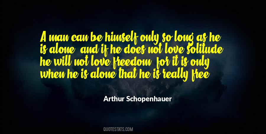 Quotes About Solitude And Love #1260979