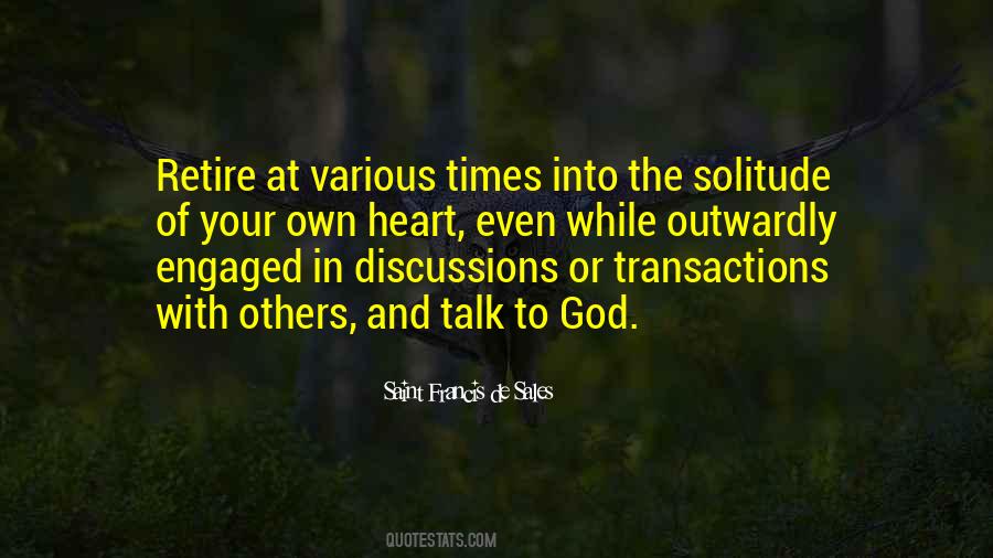 Quotes About Solitude And God #1220140