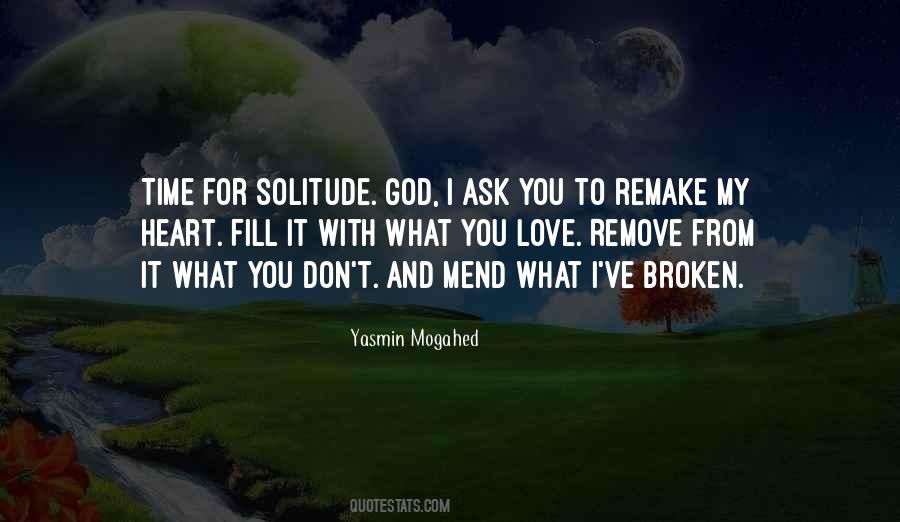 Top 42 Quotes About Solitude And God: Famous Quotes & Sayings About