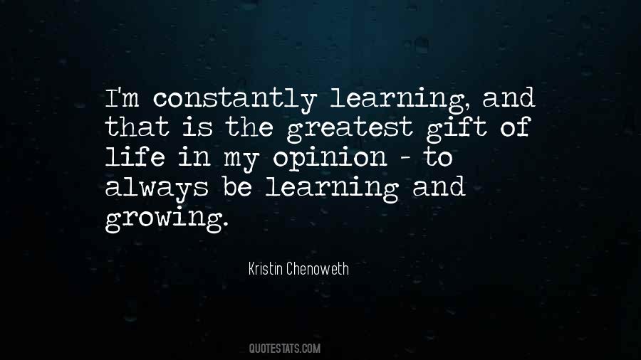 Quotes About Constantly Learning #655445