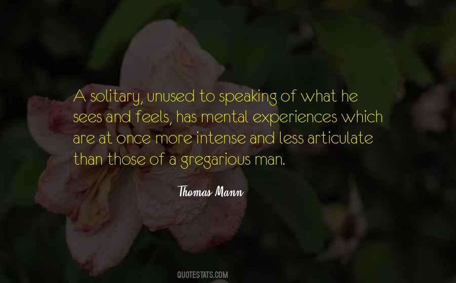 Quotes About Solitary Man #1848332