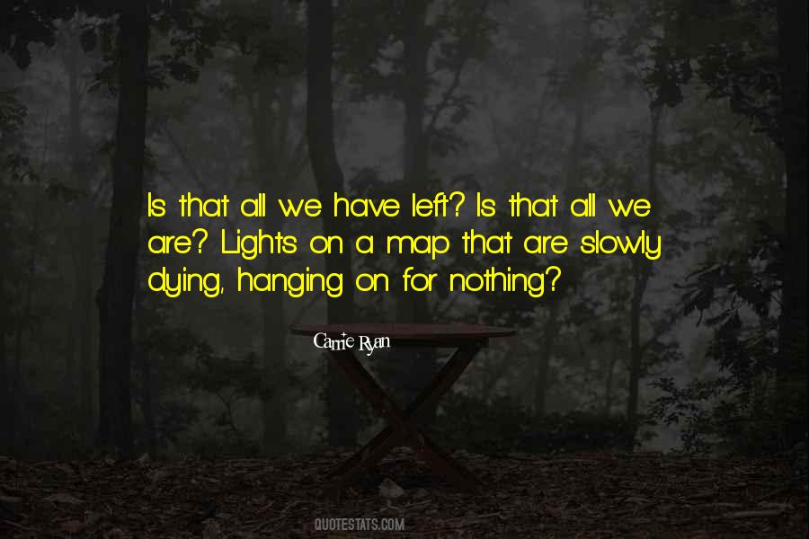 Quotes About Hanging On #1493357