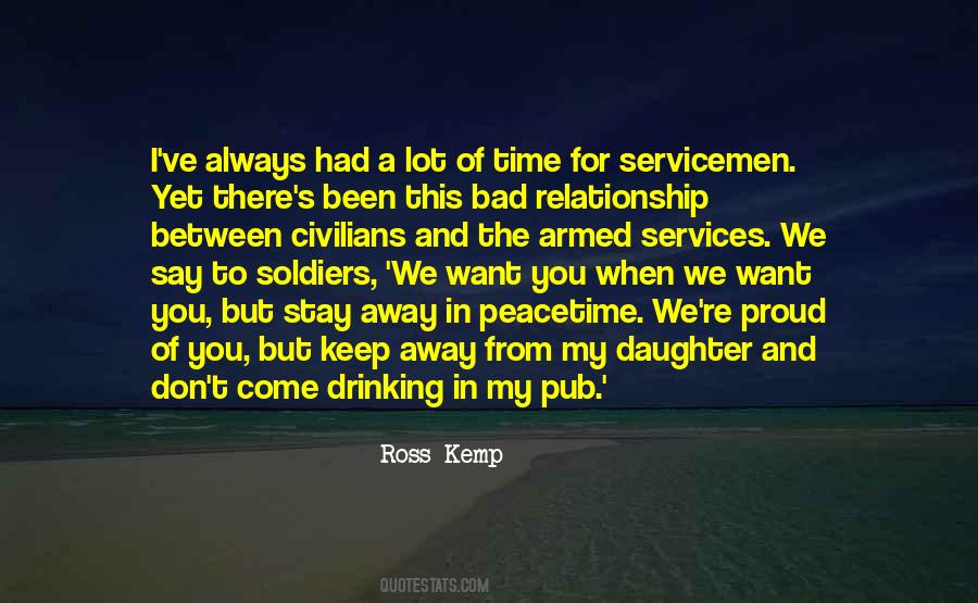 Quotes About Armed Services #1352321