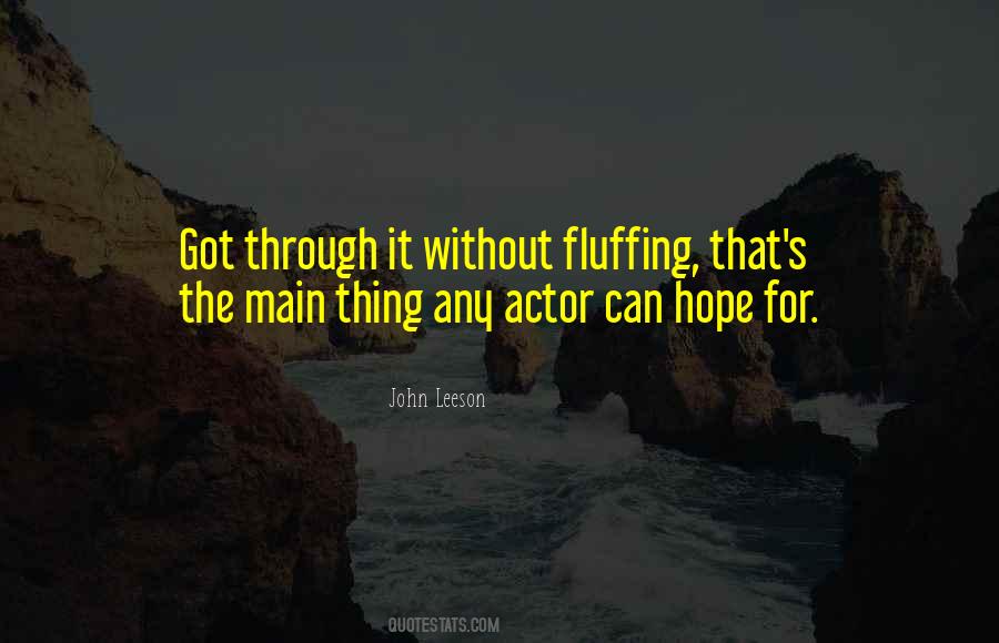 Fluffing Quotes #441982