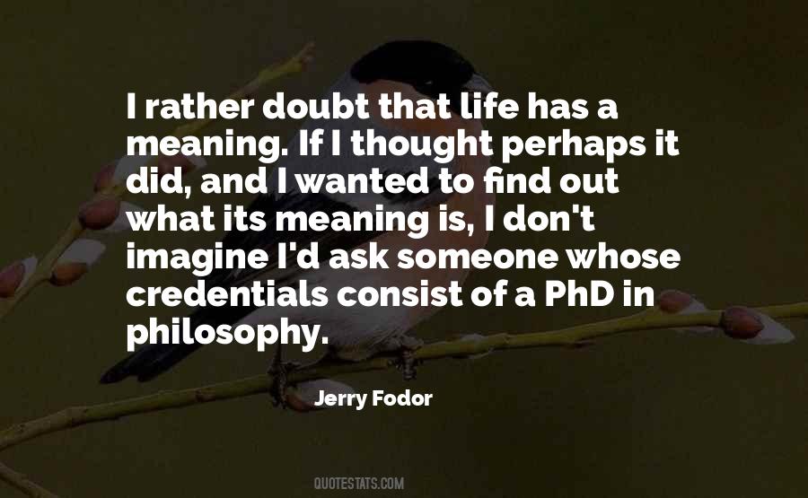 Fodor's Quotes #285131