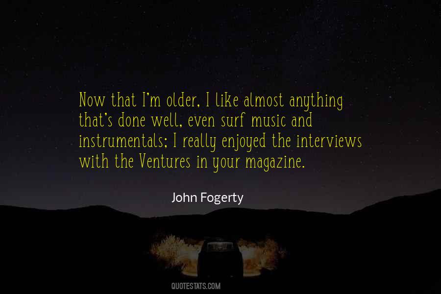 Fogerty's Quotes #1007607