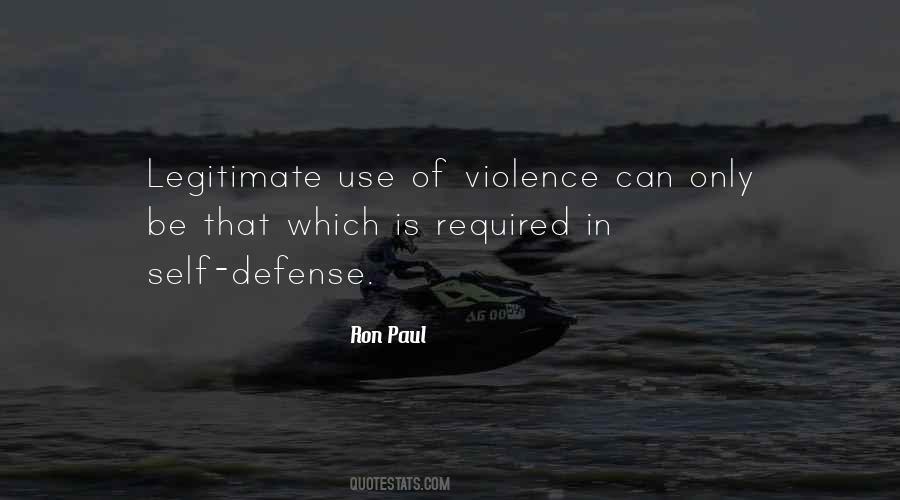 Quotes About Use Of Violence #1104735