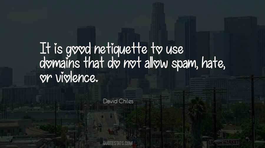 Quotes About Use Of Violence #1265067