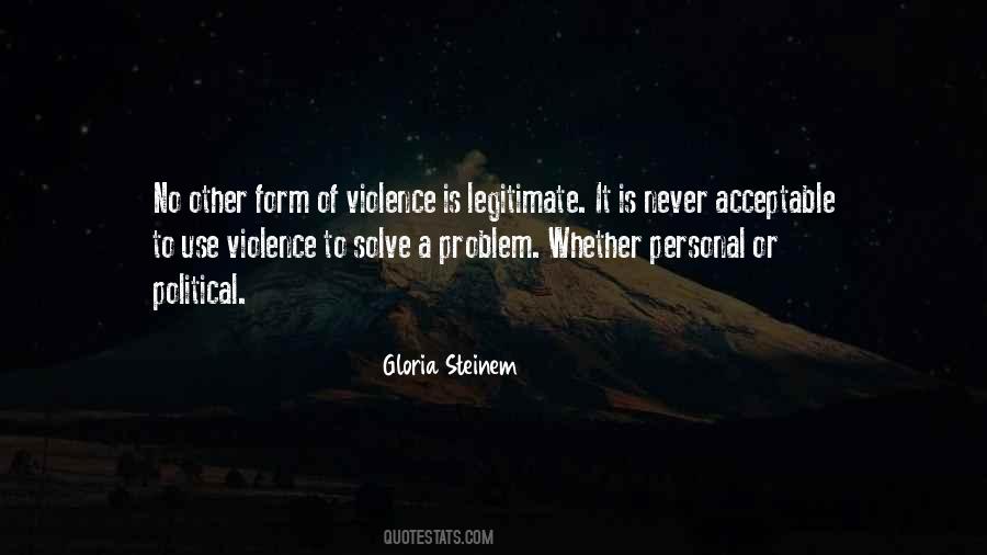 Quotes About Use Of Violence #1828903