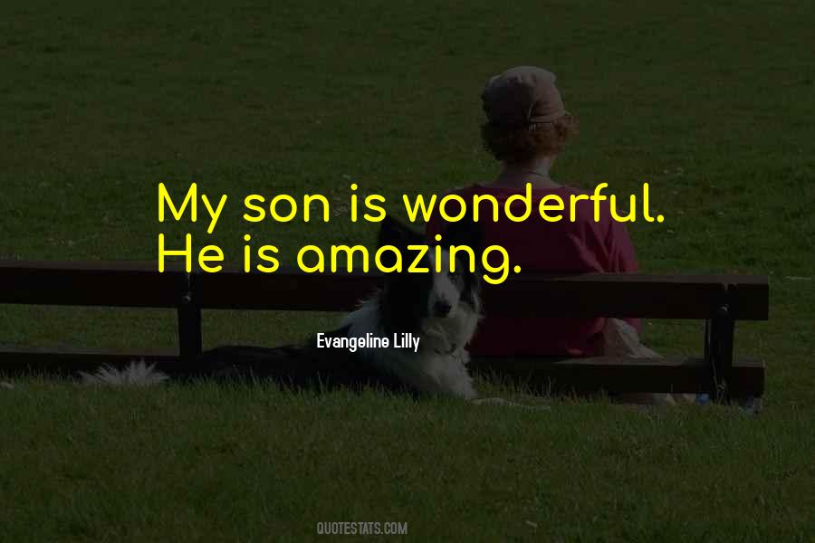 Quotes About A Wonderful Son #1024901