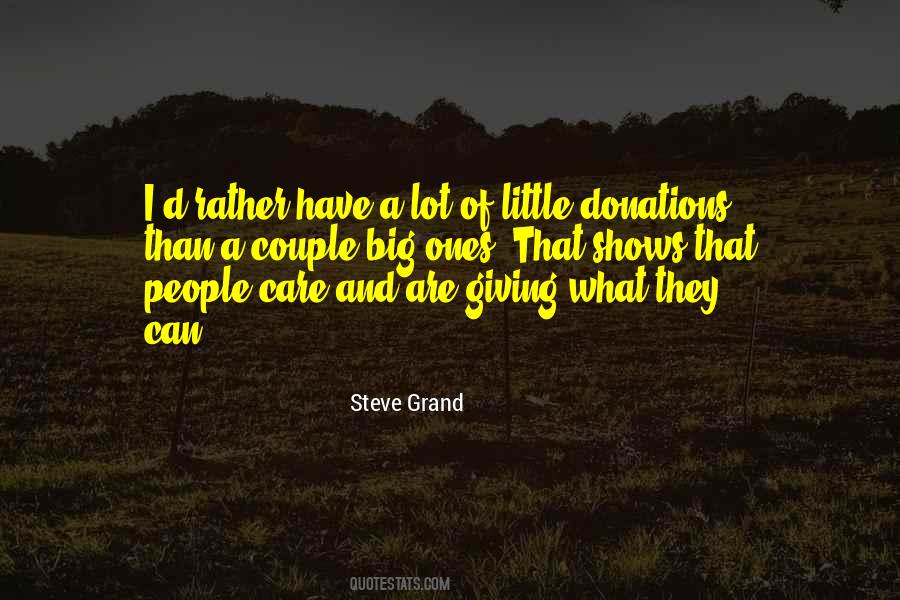 Quotes About Donations #1524361