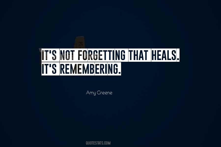 Forgetting's Quotes #232966